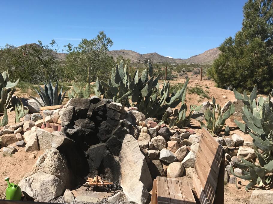 Lower Fire Place next to Guest House