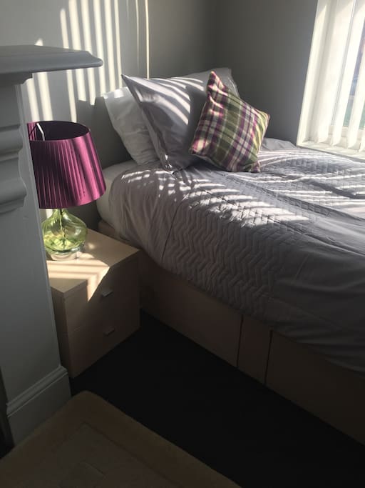 This is one of our single beds which is in room 1. The triple room.