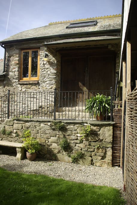 Entrance to the barn.