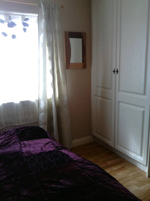 Space for clothes and bags