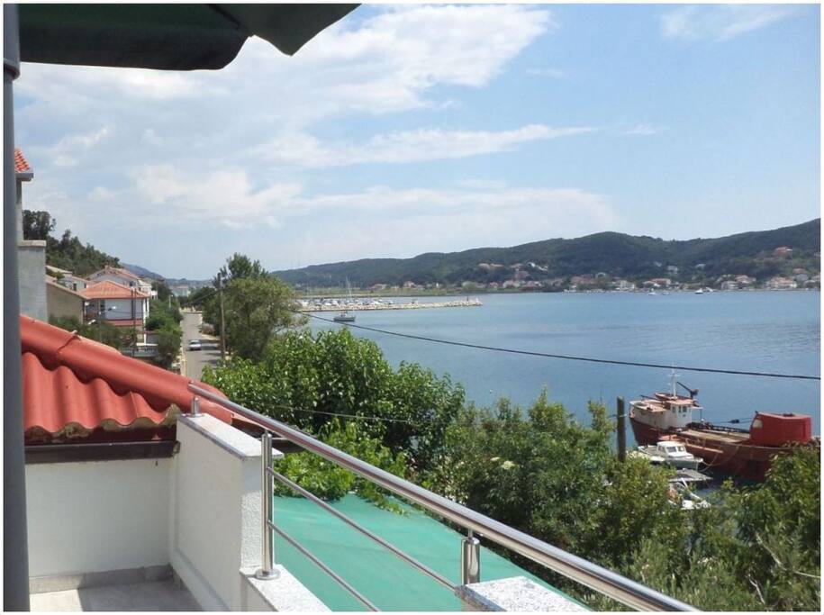 View from the terraces on the bay Supetarska