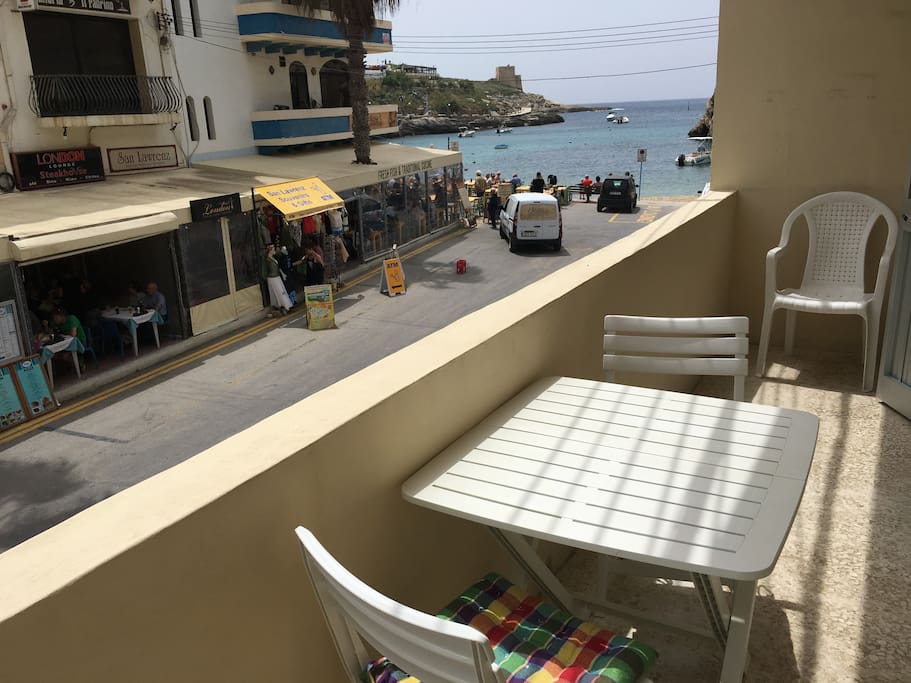 Balcony and view