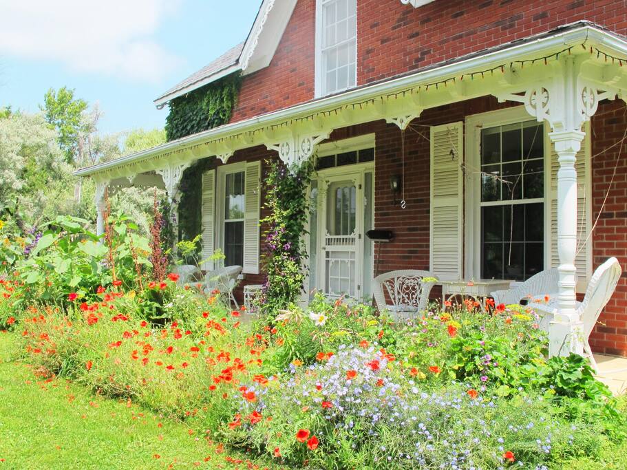 Relax on our gingerbread verandah