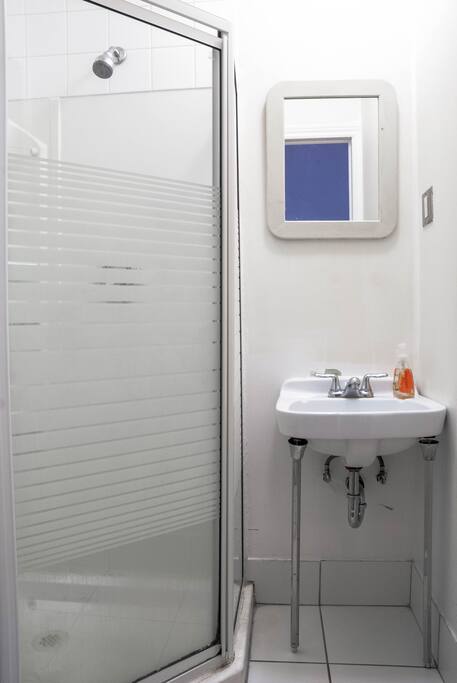 Private bathroom.