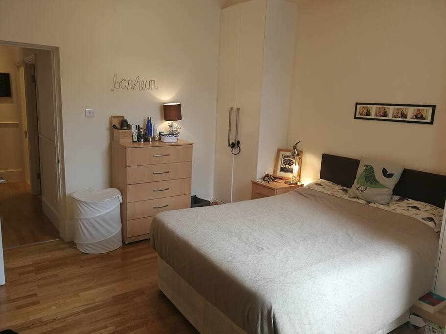 Spacious double bed bedroom