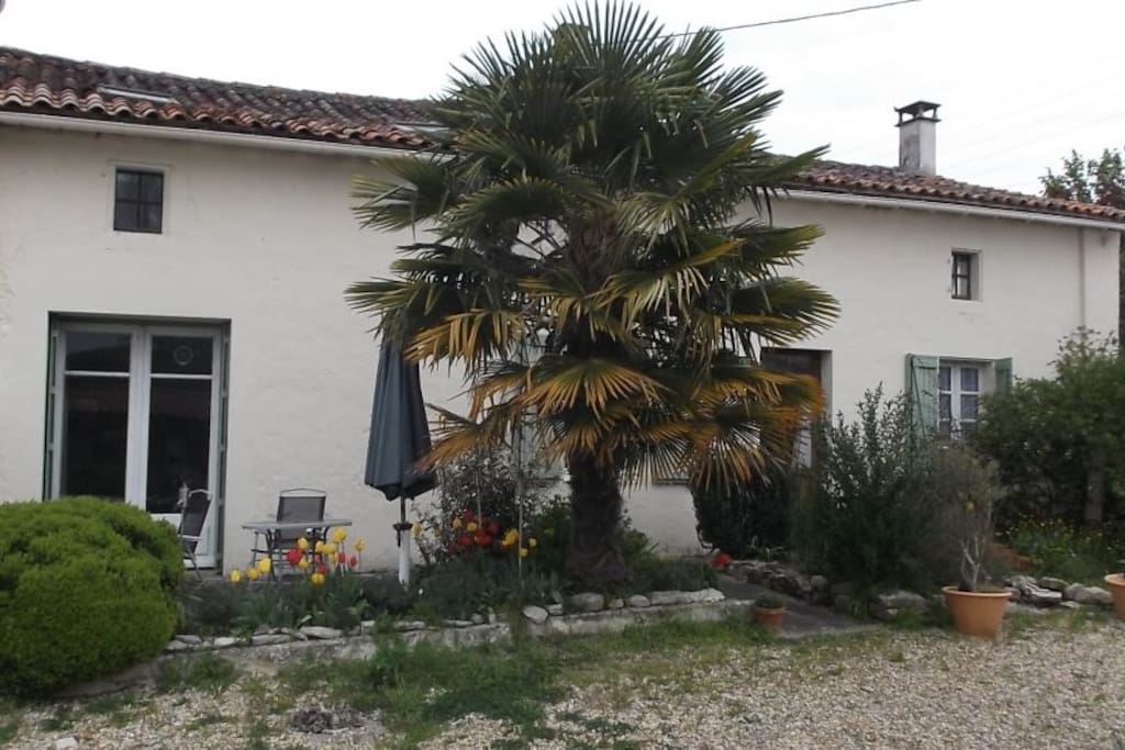 View of the house from the garden