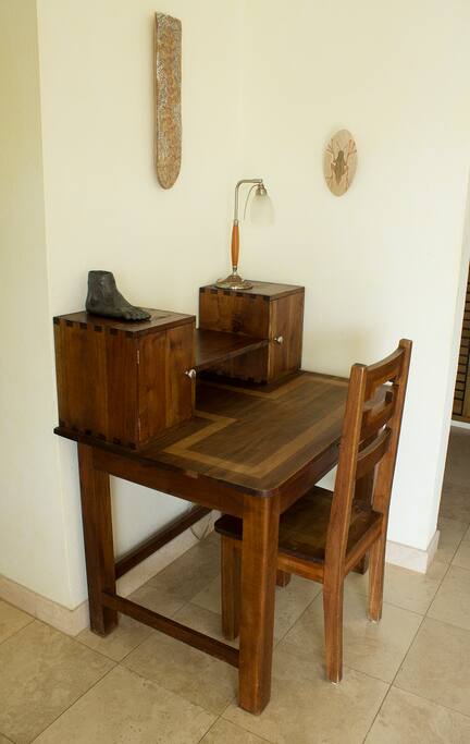 Desk in master bedroom