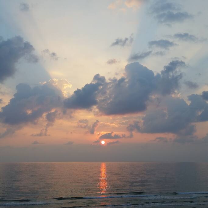This location gives you views of both sunrise and sunset!