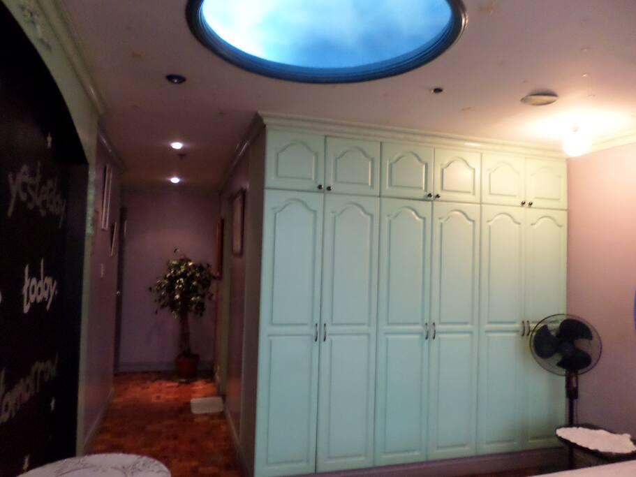 CABINETS IN GUEST BEDROOM!
