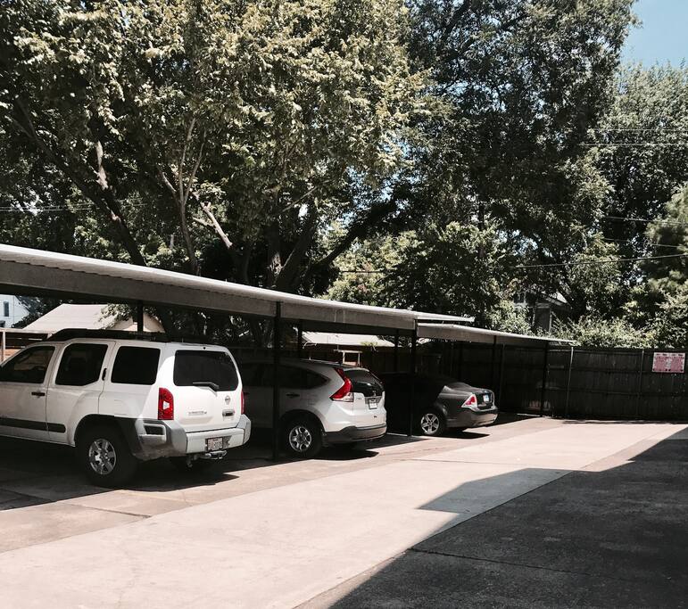 Side covered parking