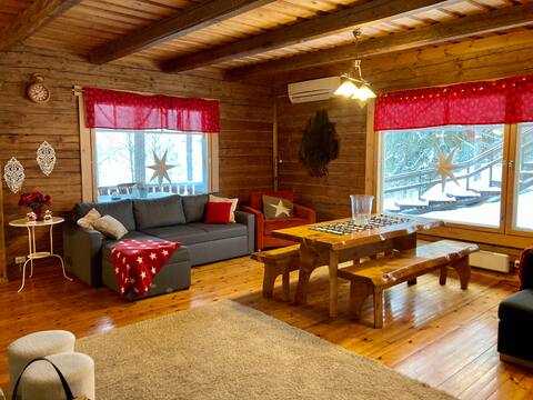 Villa Huvikalliola for 6+6,lake Saimaa, free WIFI