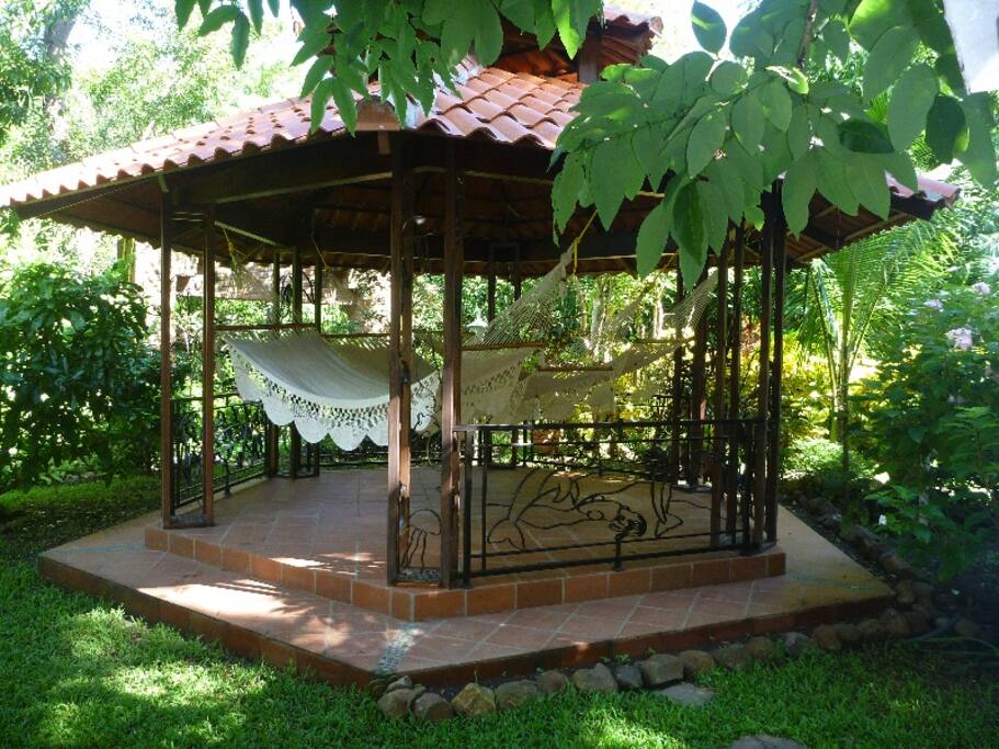 Kiosco de hamacas