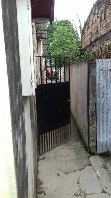 La entrada al apartamento