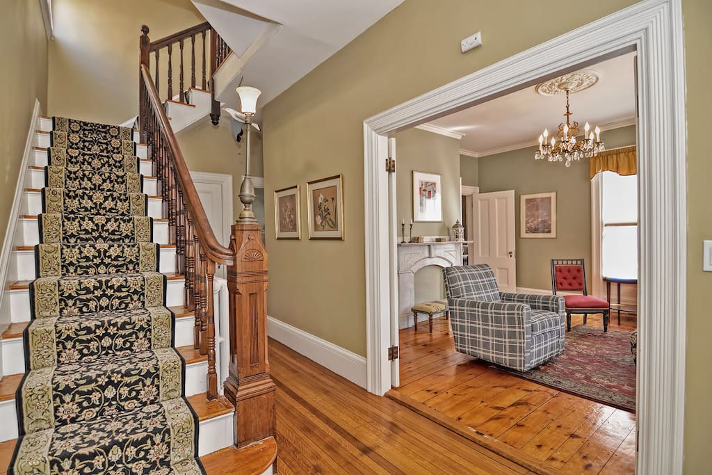 Welcome Home-The gracious and elegant front hall.