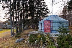 The+Little+Red+Yurt+at+Cabot+Shores