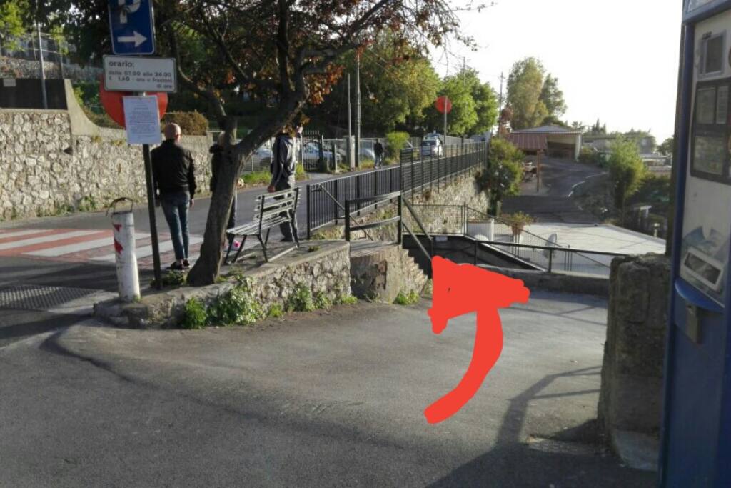 Indicazioni per l'appartamento dal Terminal dei bus.