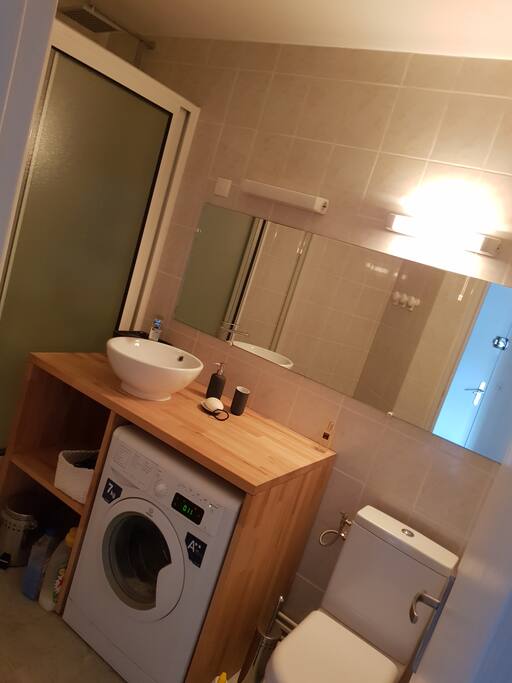 La salle de bain douche