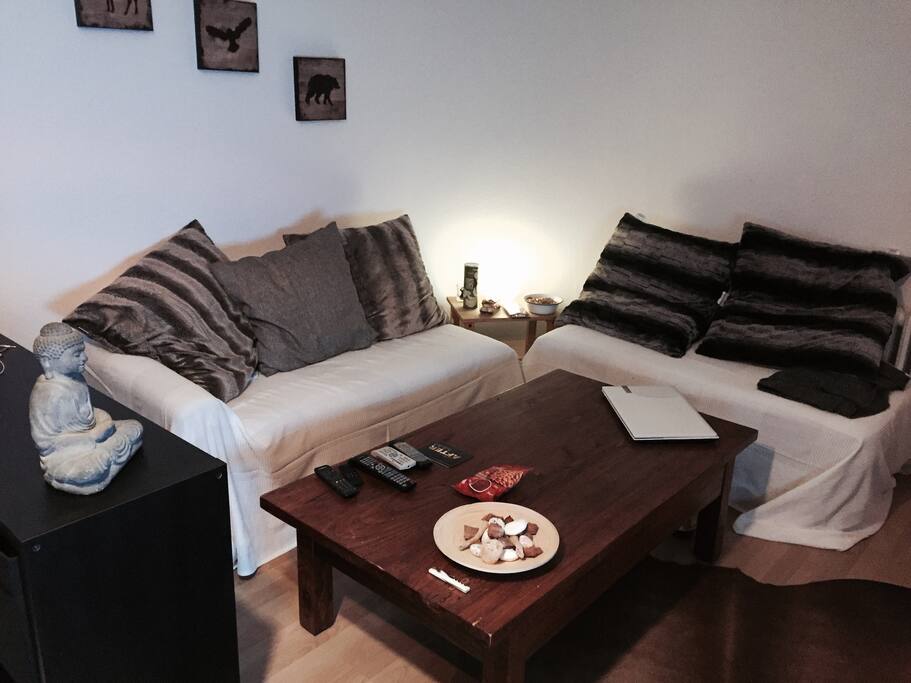 Wohn und Schlafzimmer