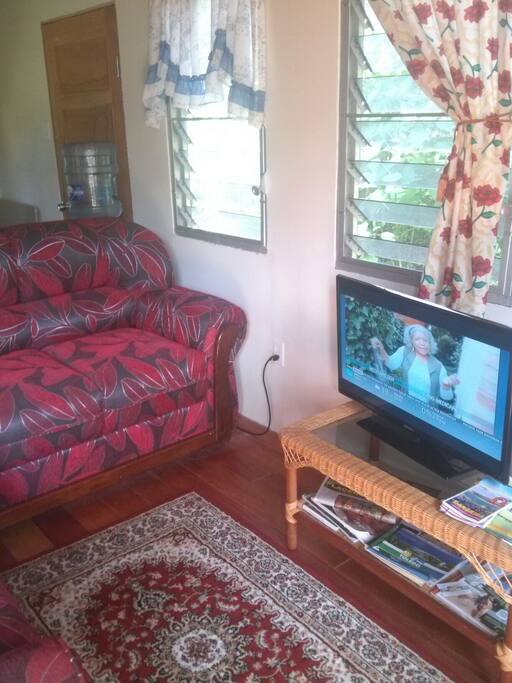 Sofa and cable television