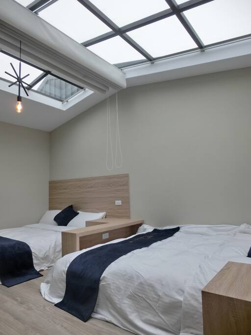 星空四人房 2 Double Beds: Max 4 adults, plus 1 on extra bed