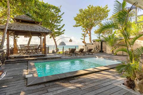 Trillion, Villa with Piscine Sur la Plage