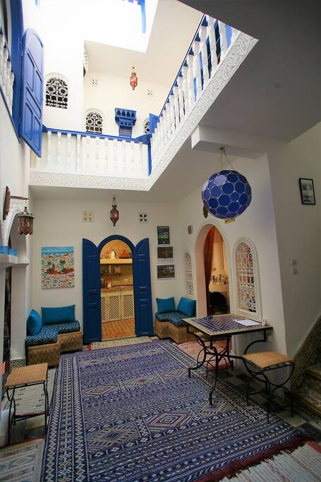 Vue entrée du Riad