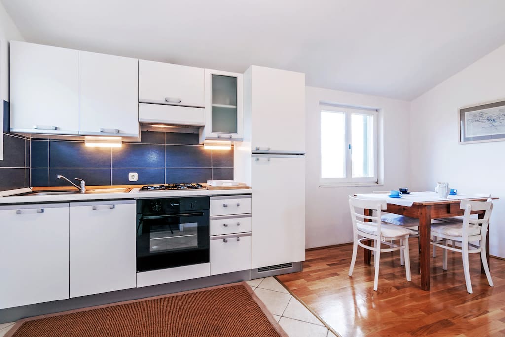 Kitchen with dining room