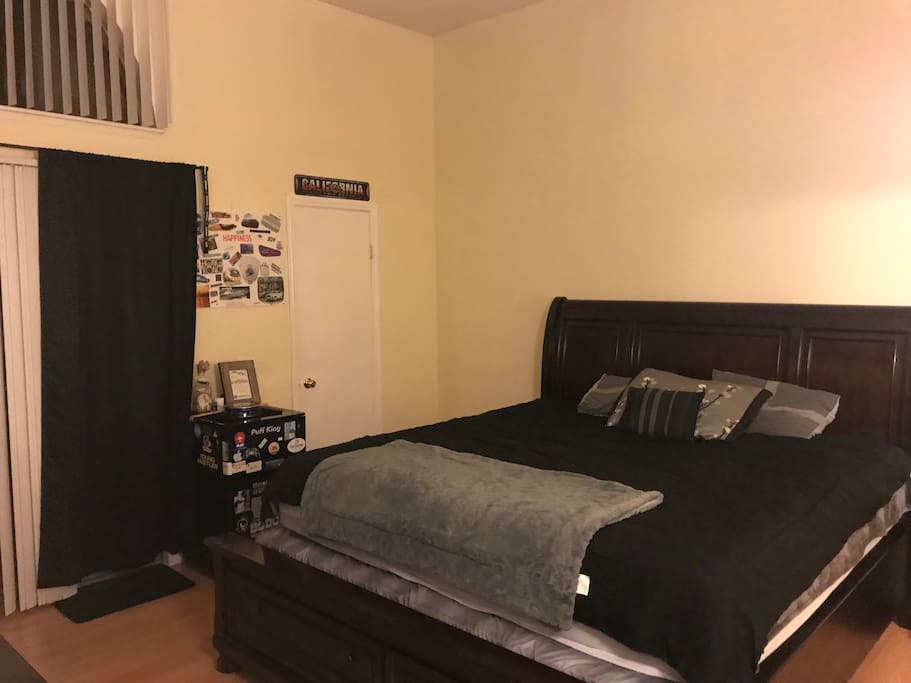 European king size bed!