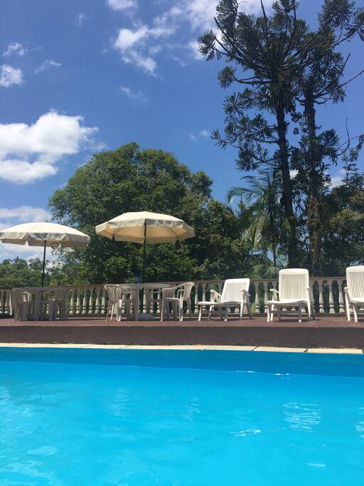 Área externa - piscina