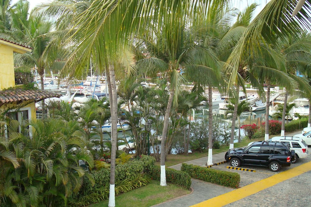 Vista de la marina privada