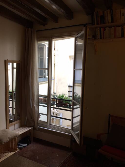 The only one window in the house