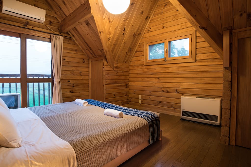 Bedroom in summer