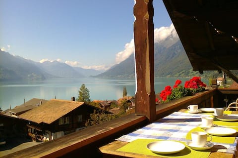 Lake view, balcony, family apartment, parking