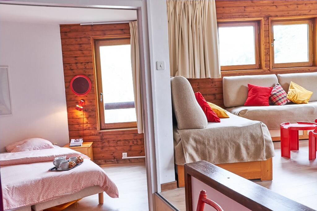 La chambre et le salon