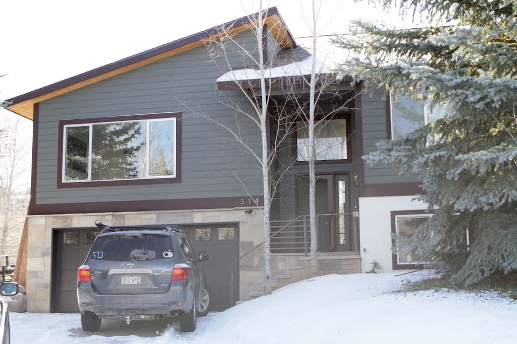 Front of the house.