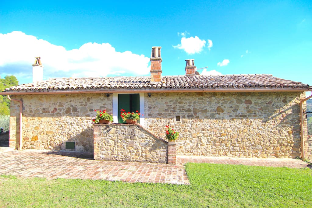 house back and main entrance