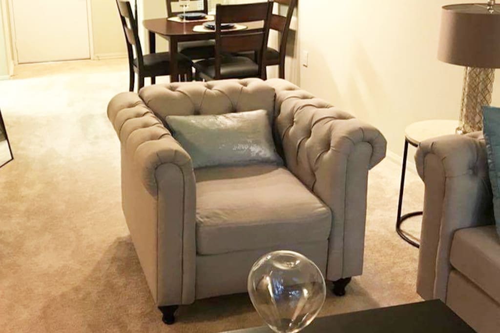 and an armchair