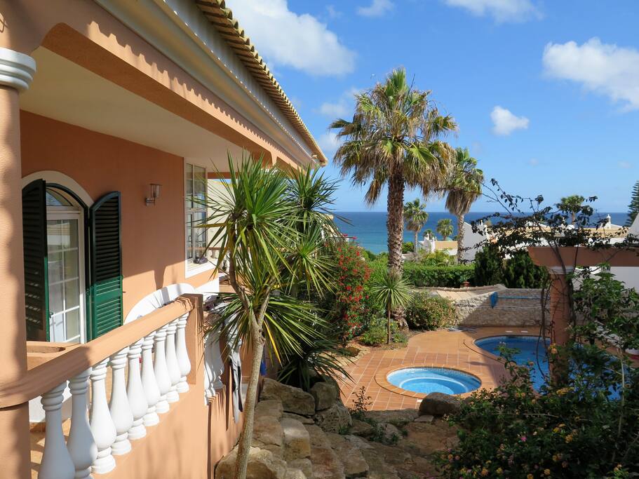 pool and garden