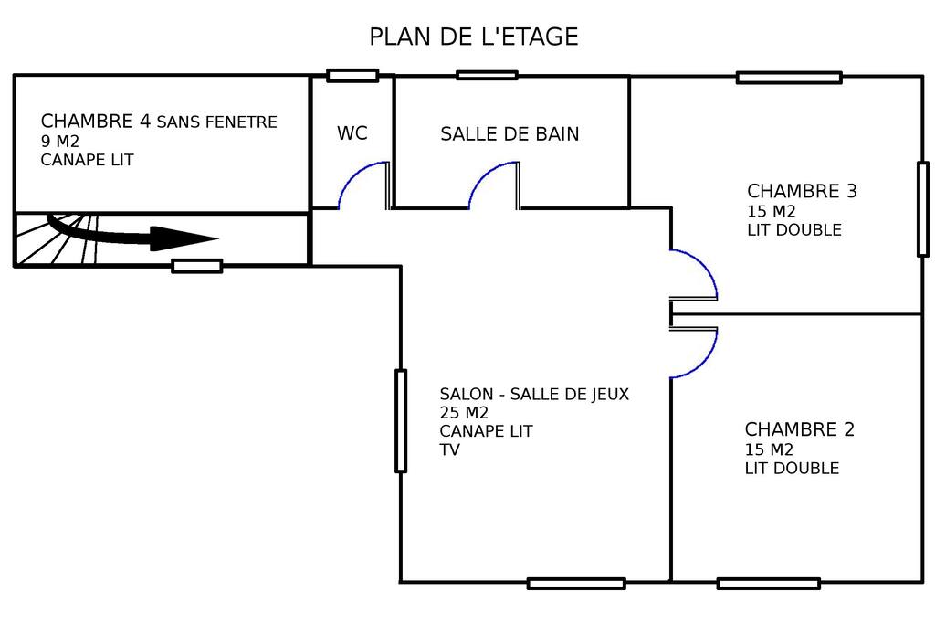 Plan de l'étage