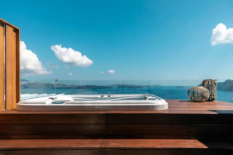 Suite Caldera View & Outdoor Jacuzzi(3 Elements)