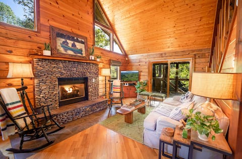 Top Airbnb: Scenic Riverfront Farm Cabin on Acreage in Smokies in Sevierville