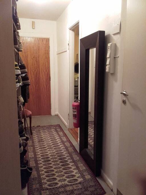 A roomy entrence on the 3rd floor.