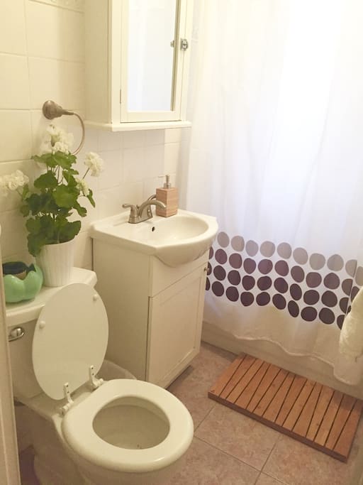 Clean bathroom