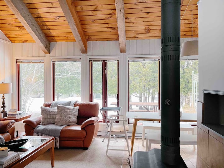 Chalet Alpin D’orford (Piscine Chauffée & Tennis) - Orford
