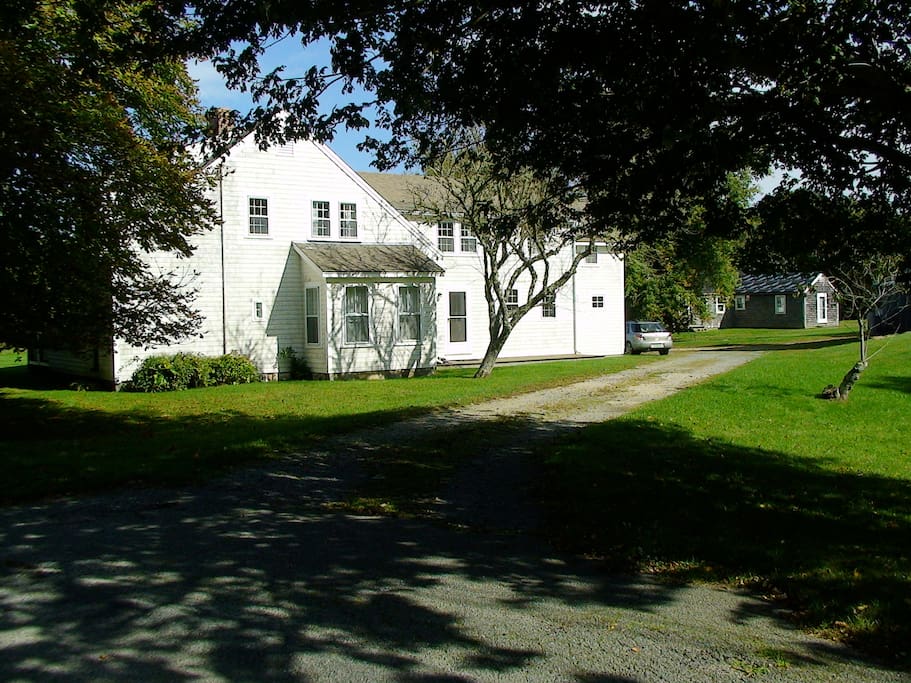 The farm house where you'll stay