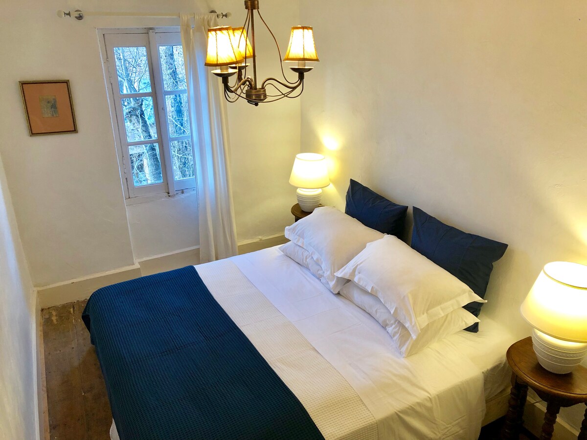 second bedroom with new beds that can be configured as a double or 2 singles.  