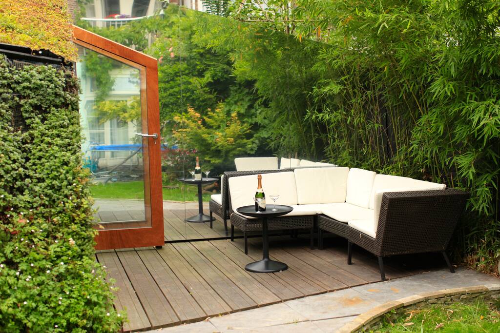 The studio terrace