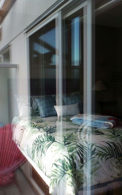 Bedroom view from the balcony