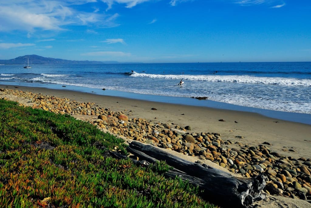 Pacific Ocean 1/4 mile away