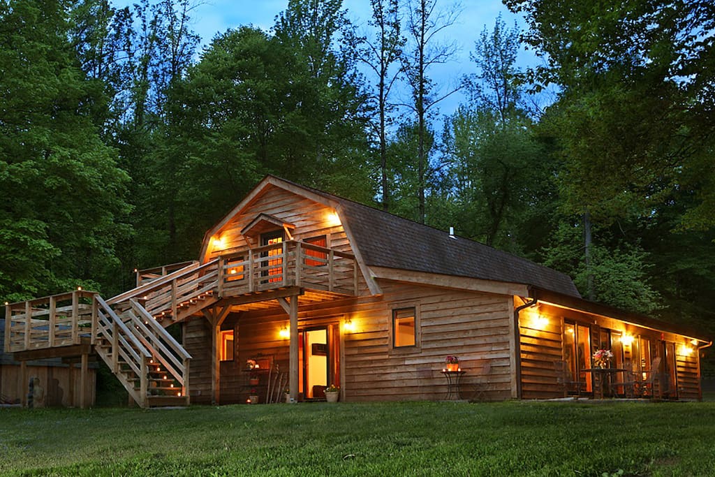 Stylishly converted from a barn to a 3100 sf home, the Barn is the largest vacation rental in the area - perfect for large families and large gatherings.